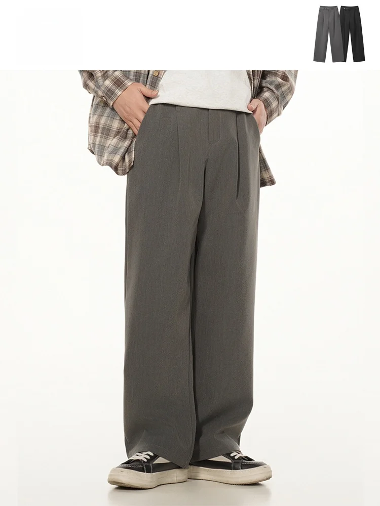 

Мужские повседневные брюки GPstudio свободного кроя, прямые, длинные, для работы и отдыха, молодежный стиль, весенняя коллекция, производство Китай