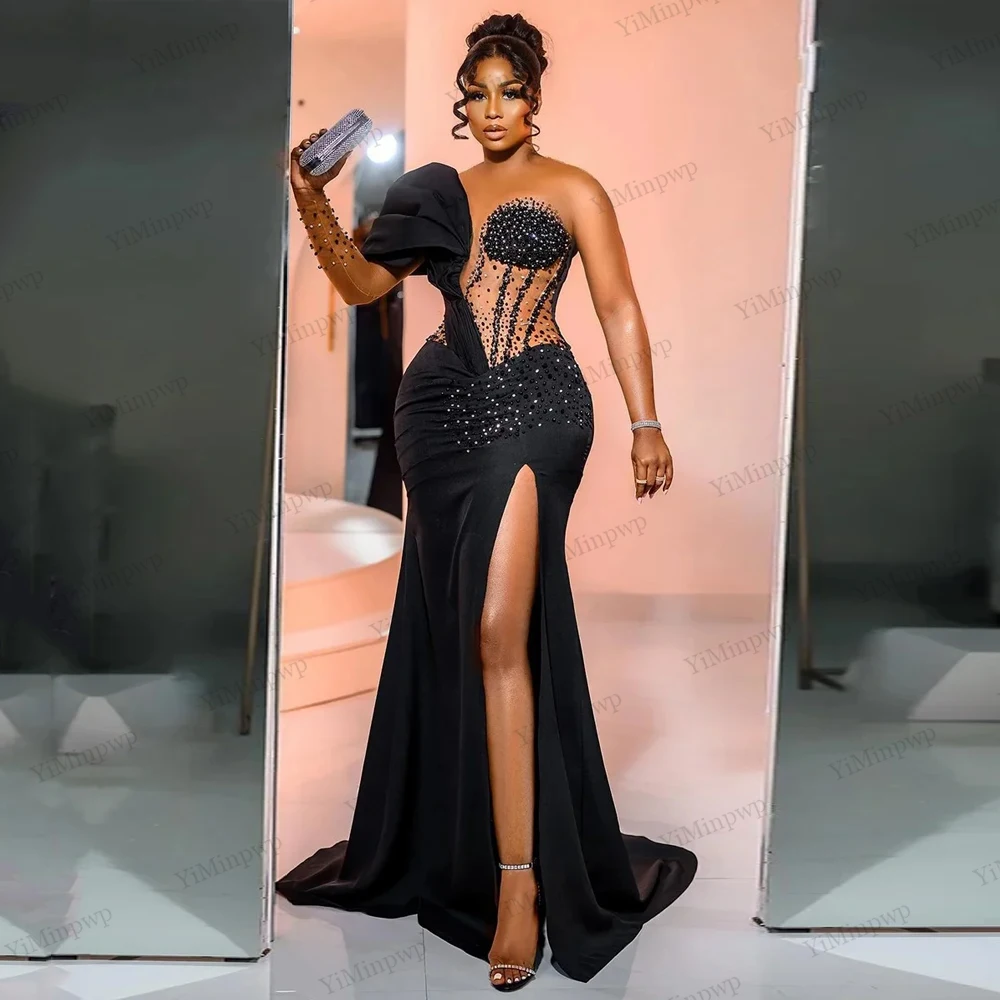 取り外し可能なアフリカンスタイルのダイビングドレス,Vネック,長袖,サイドスリット,古着,コレクション2023