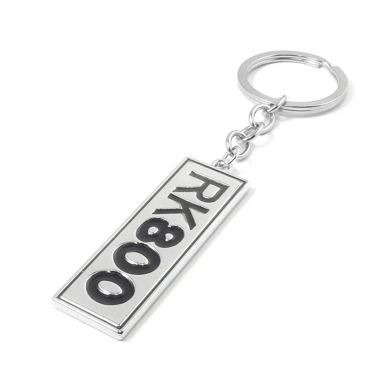 Game Detroit Become Human Keychain Connor RK800 Logo Metal Pendant Key Chain For Women Men Car Keyring Jewelry Accessories Gifts