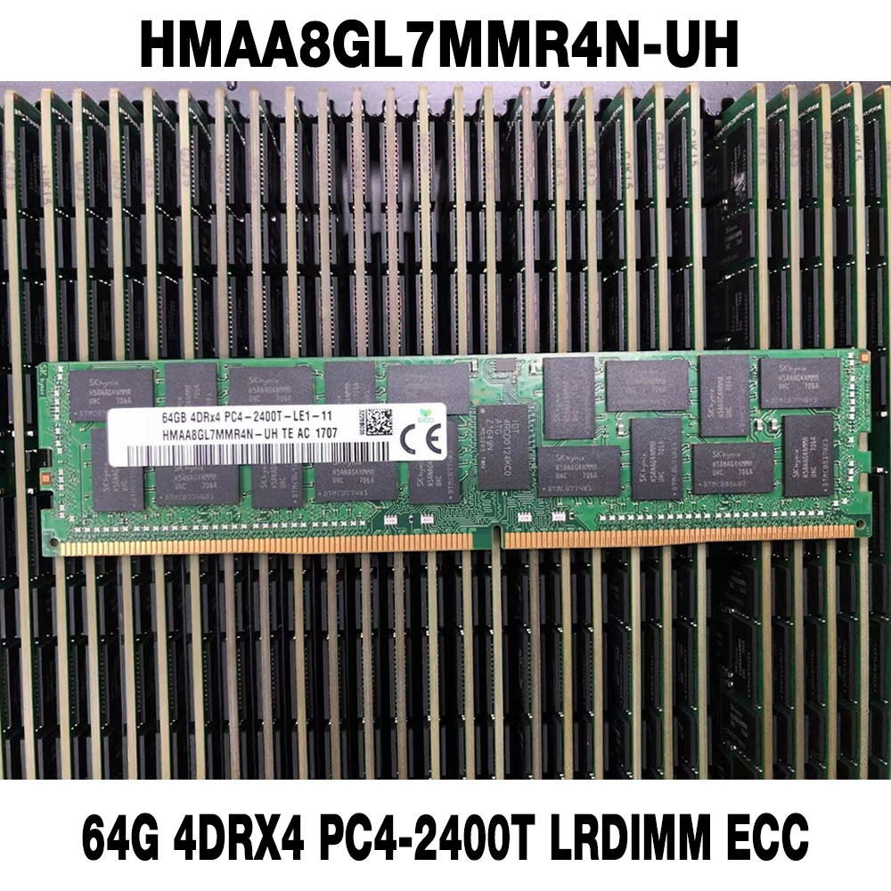 1PCS  HMAA8GL7MMR4N-UH 64G 4DRX4 PC4-2400T LRDIMM ECC For SKhynix Server Memory