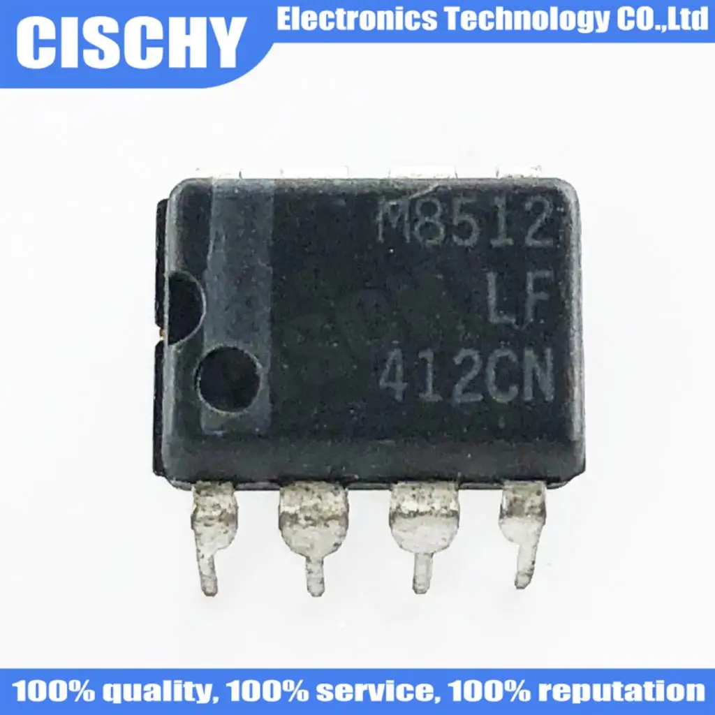 10pcs/lot LF412CP DIP-8 LF412CN LF412 DIP8 In Stock