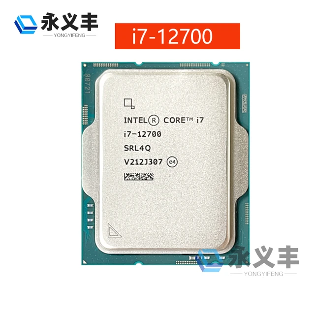 Intel Core i7 I7-12700 i712700 12700 ghz,cpuプロセッサ,10nm l3 = 25m,66w,lga  2.1オリジナル - AliExpress