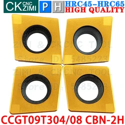 CCGT09T304 CBN CCGT09T308 CBN 2H Boron Nitride Inserts Turning Inserts Tools CCGT CNC Metal Lathe Tools For High Hardness Steel