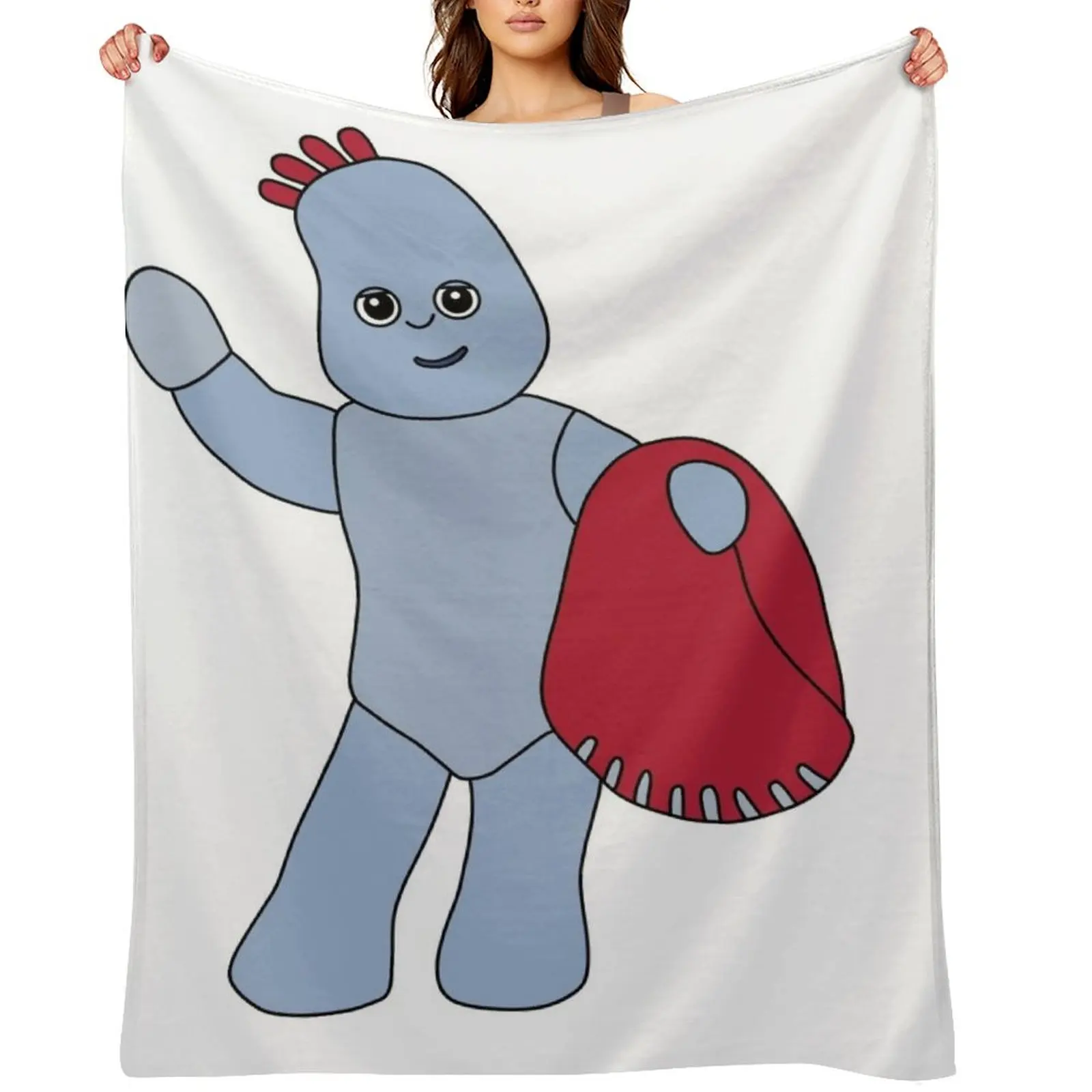 

Iggle Piggle Throw Blanket funny gift Thermal Summer Flannel Blankets