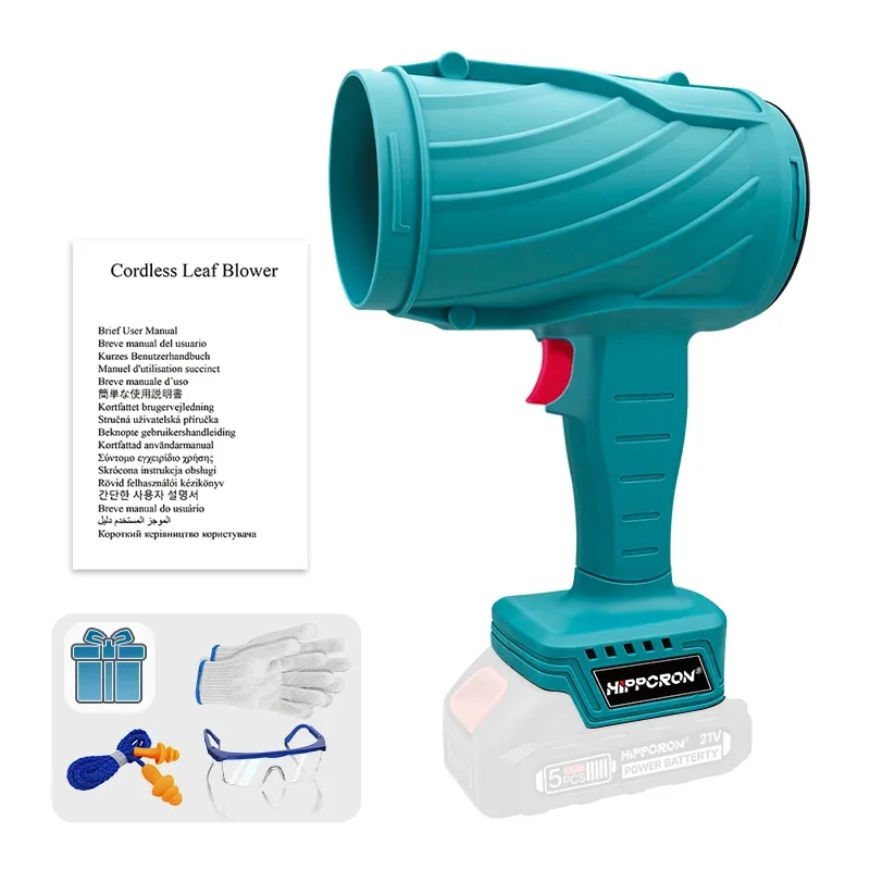 HIPPCRON 31000RPM 2-in-1 Kabelloser Elektrischer Luftbläser Hochgeschwindigkeits-Tragbarer AKKU-LOSER Staubsauger 25m/s Für Makita 21V Akku – Detail 13