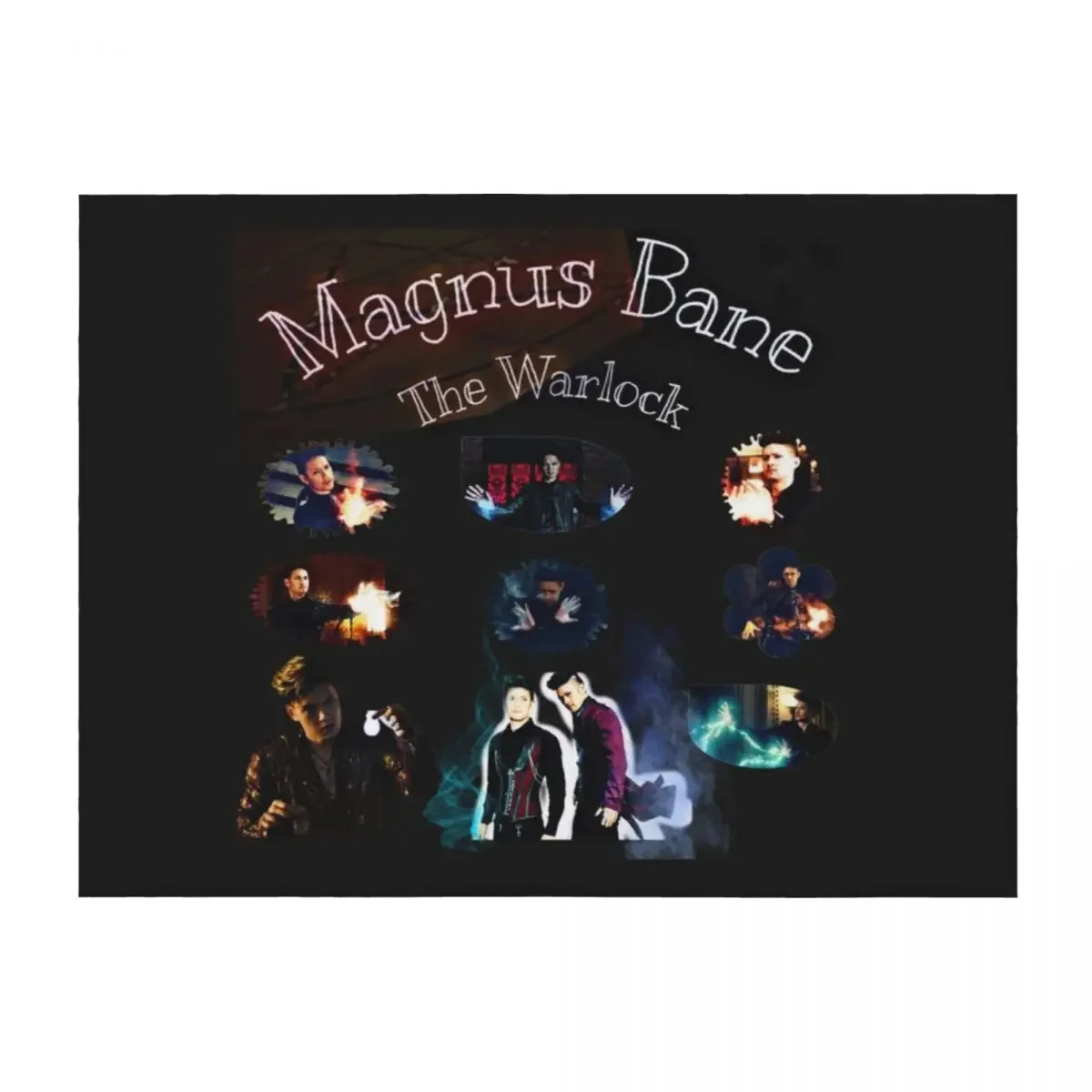 

Magnus Bane The Warlock Throw Blanket warm for winter Giant Sofa Luxury Brand for babies Blankets