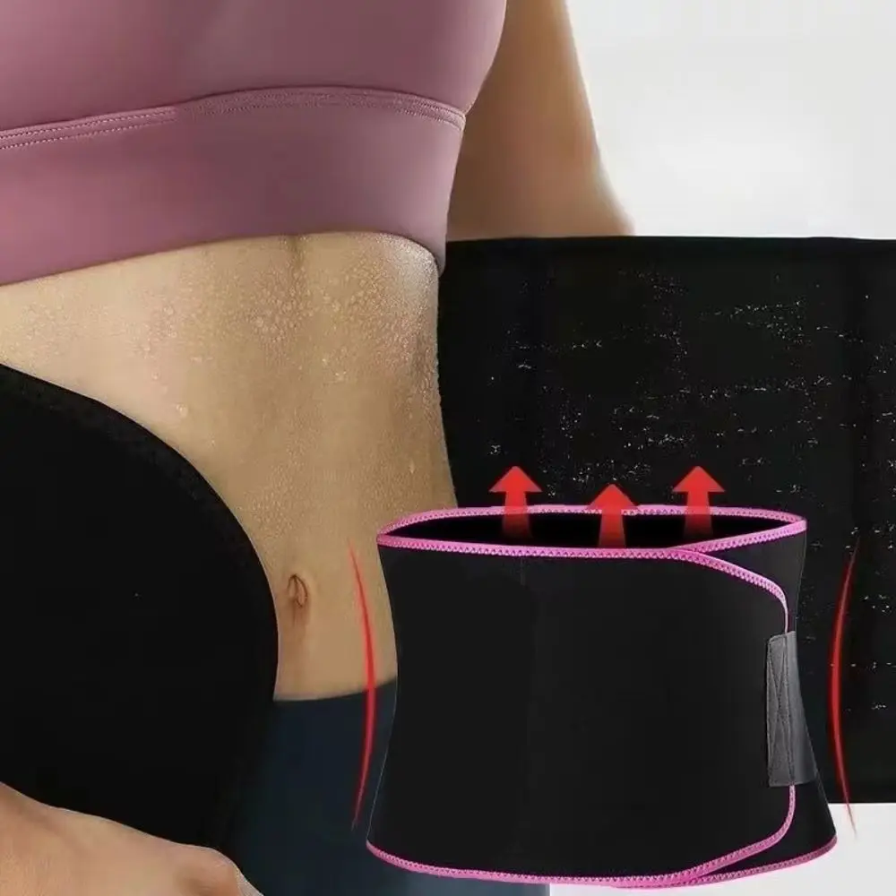 

Chinlon Premium Waist Trainer Fat Burning Slimming Abdominal Band Belt Belly Control Shapewear Sweat Fat Burning Belt