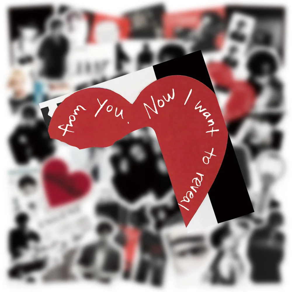 50 قطعة جديد KPOP-ENHYPEN كوريا هيسونغ جاي جيك سونغهون JUNGWON NI-KI ألبوم موضوع صور الحفلات ملصقات حقيبة الظهر المحمول