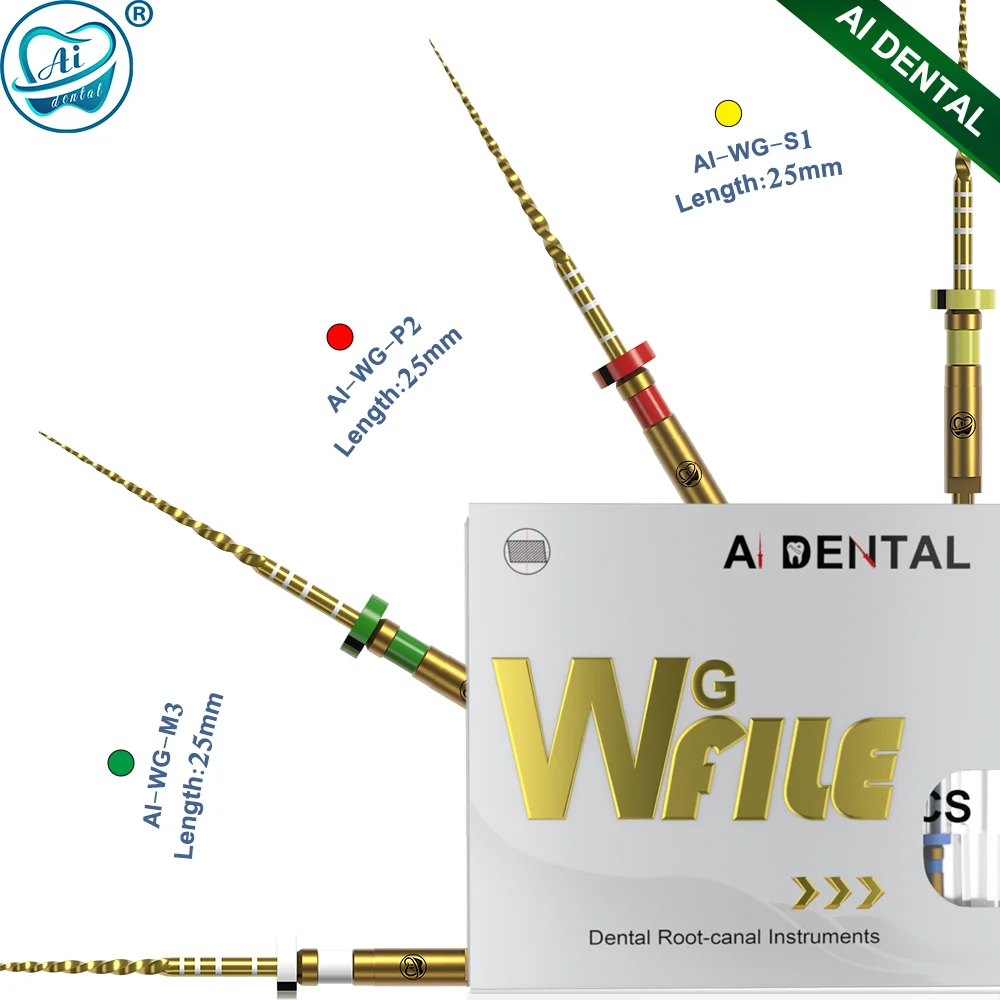 AI-WG loving File USA original model Root Canal Instrument Compatible WaveOne System for Endo motor 25mm 4pcs/pack 10 sets/box