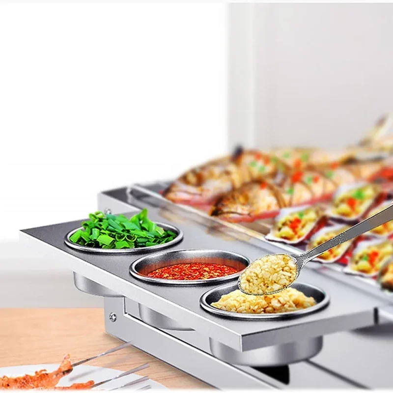 

Desktop 220v Smokeless Barbecue Stove Electric Household Commercial Electric Barbecue Stove Stall Skewer Indoor Barbecue Rack