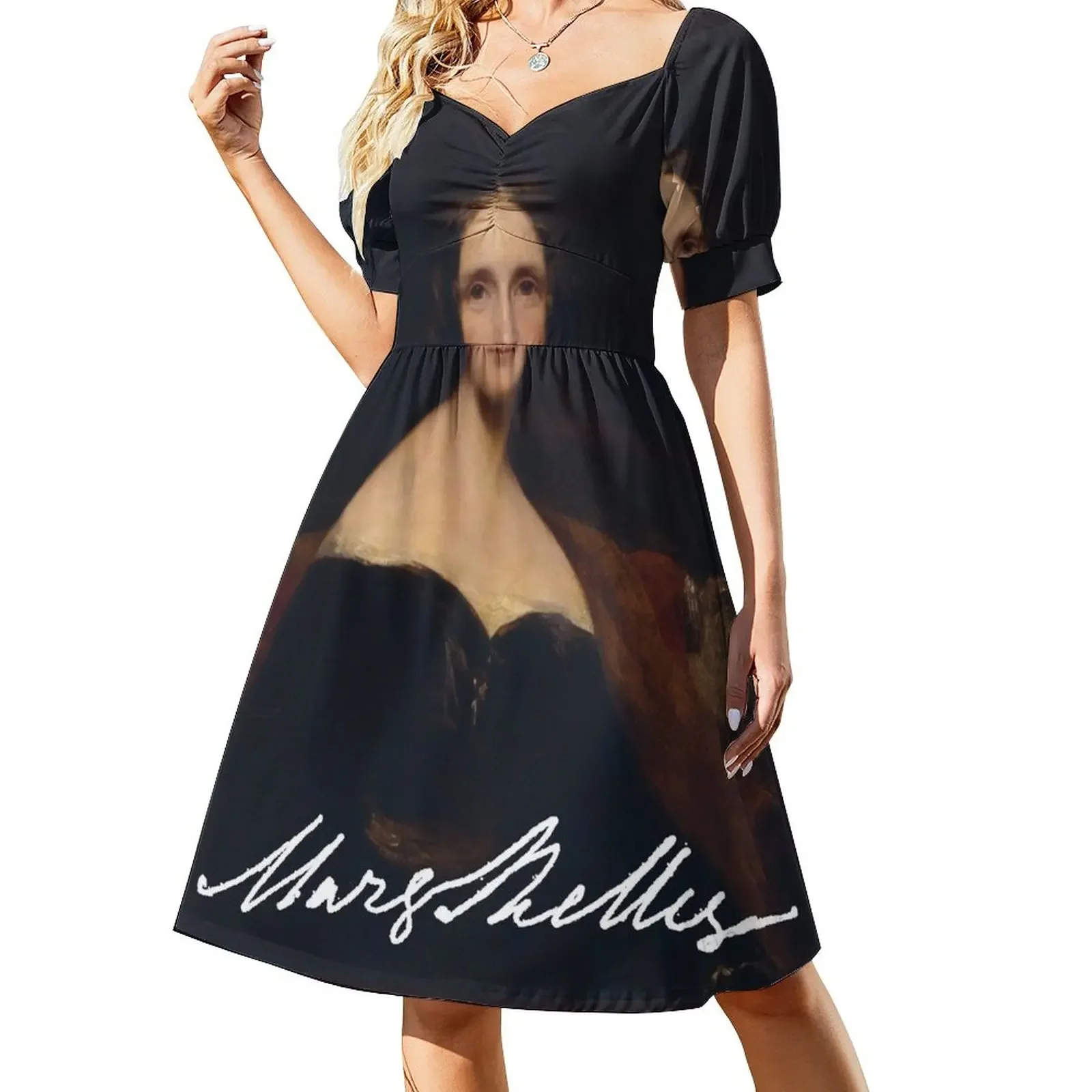 

Mary Wollstonecraft Shelley - Romantic writer Short-Sleeved Dress summer dresses for women 2025 women long dresses