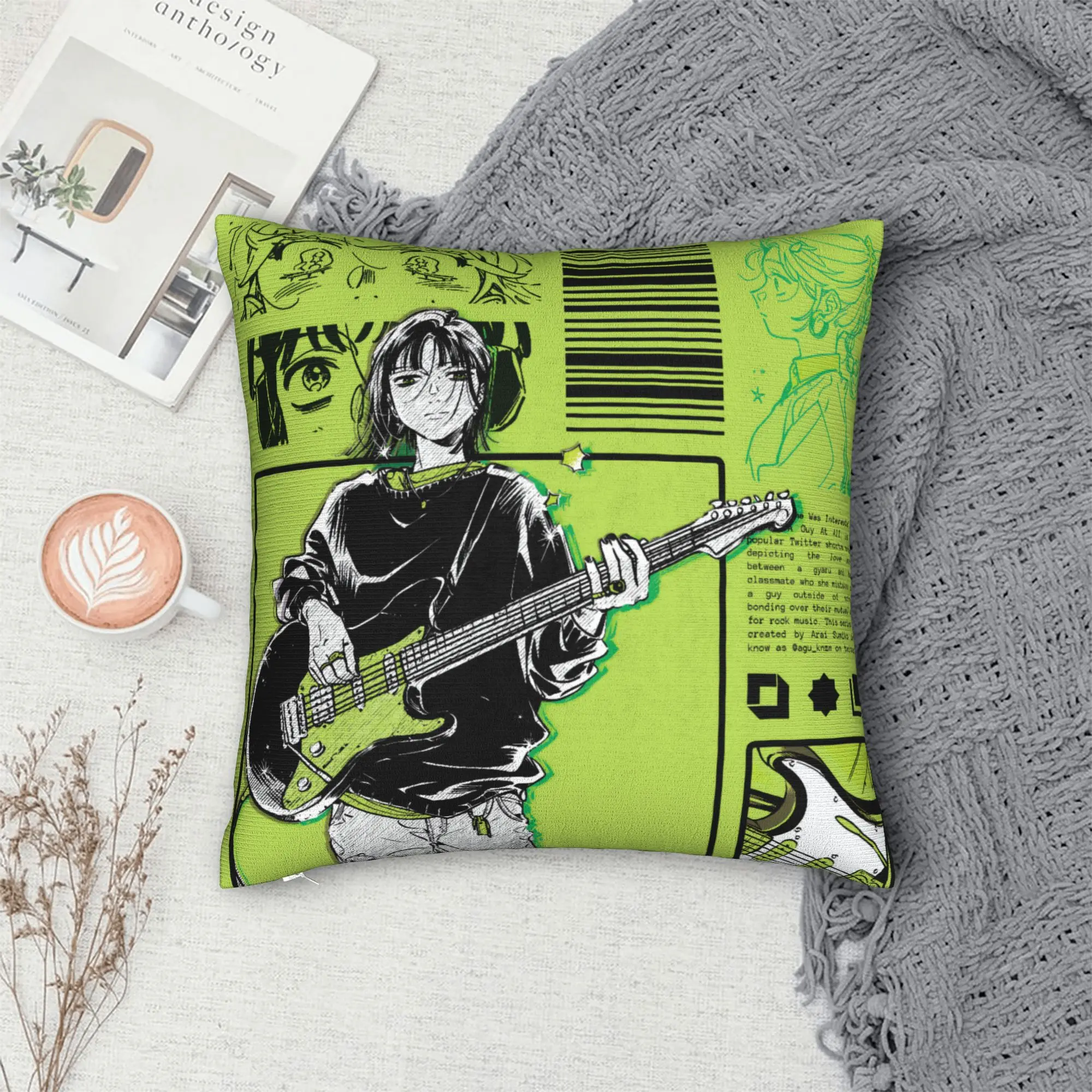 The Guy She Was Interested in Wasn't a Guy at All Pillow Case  Comfy Pillow Cover For Living Room Chair Kawaii Cushion Cover