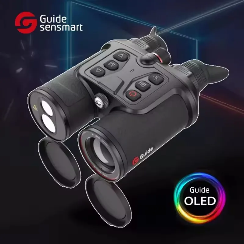 Guide TN450 Thermal Imaging Camera Binoculars Rangefinder 3000m Detection Range Night Vision for Hunting TN430 TN650