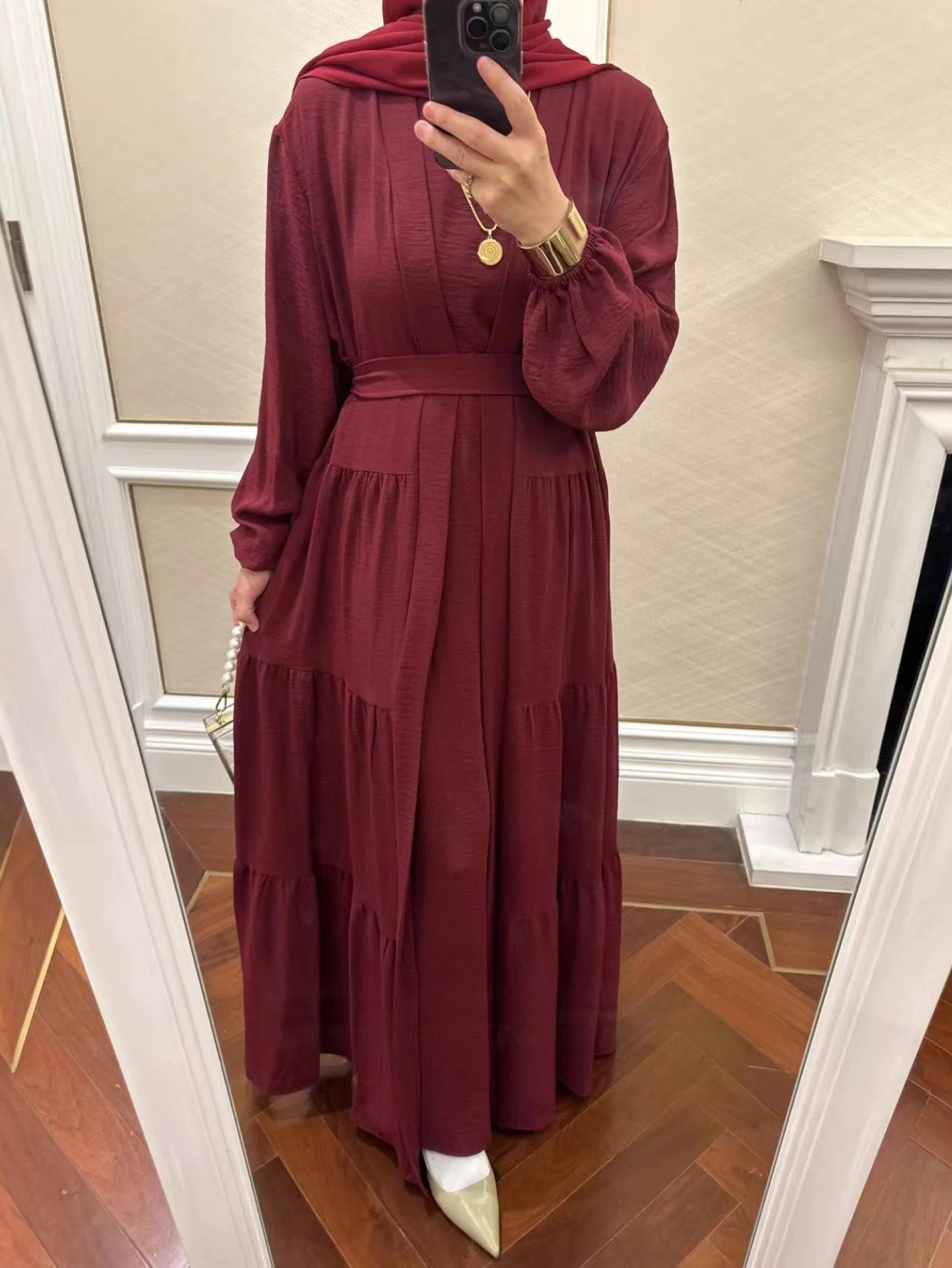 

Eid Women Dress Abaya 2 Piece Set Muslim Jalabiya Ramadan Vestidos Largos Party Dresses Arab Long Robe Morocco Dubai Kaftan 2026