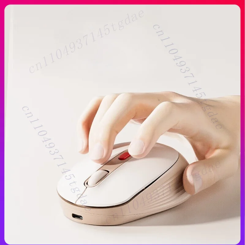 For Lenovo M28 dual-mode charging mouse, it will carry office M28 light cherry powder [2.4G wireless + Bluetooth + charging]