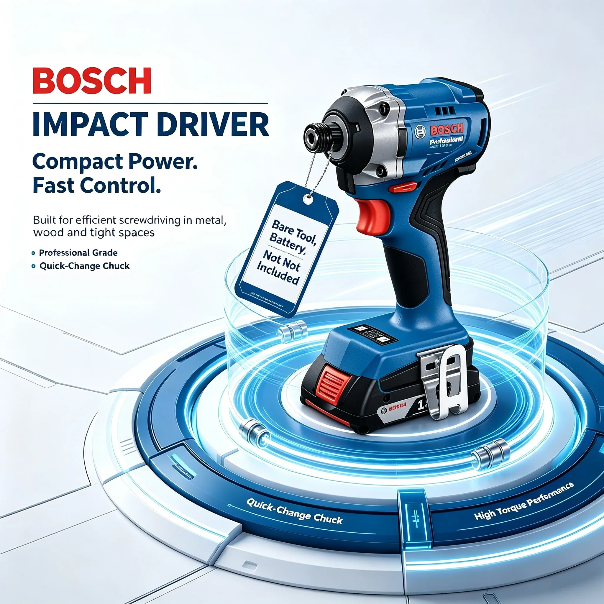 Bosch Professional GDR 18V-215 18V Cordless Screwdriver: Reliable 215Nm Brushless Power tools