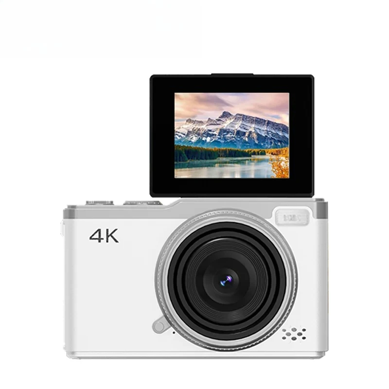 

Compact camera 2.4 inch high definition 64MP rotating screen digital camera mirrorless 4k children's digital video camera