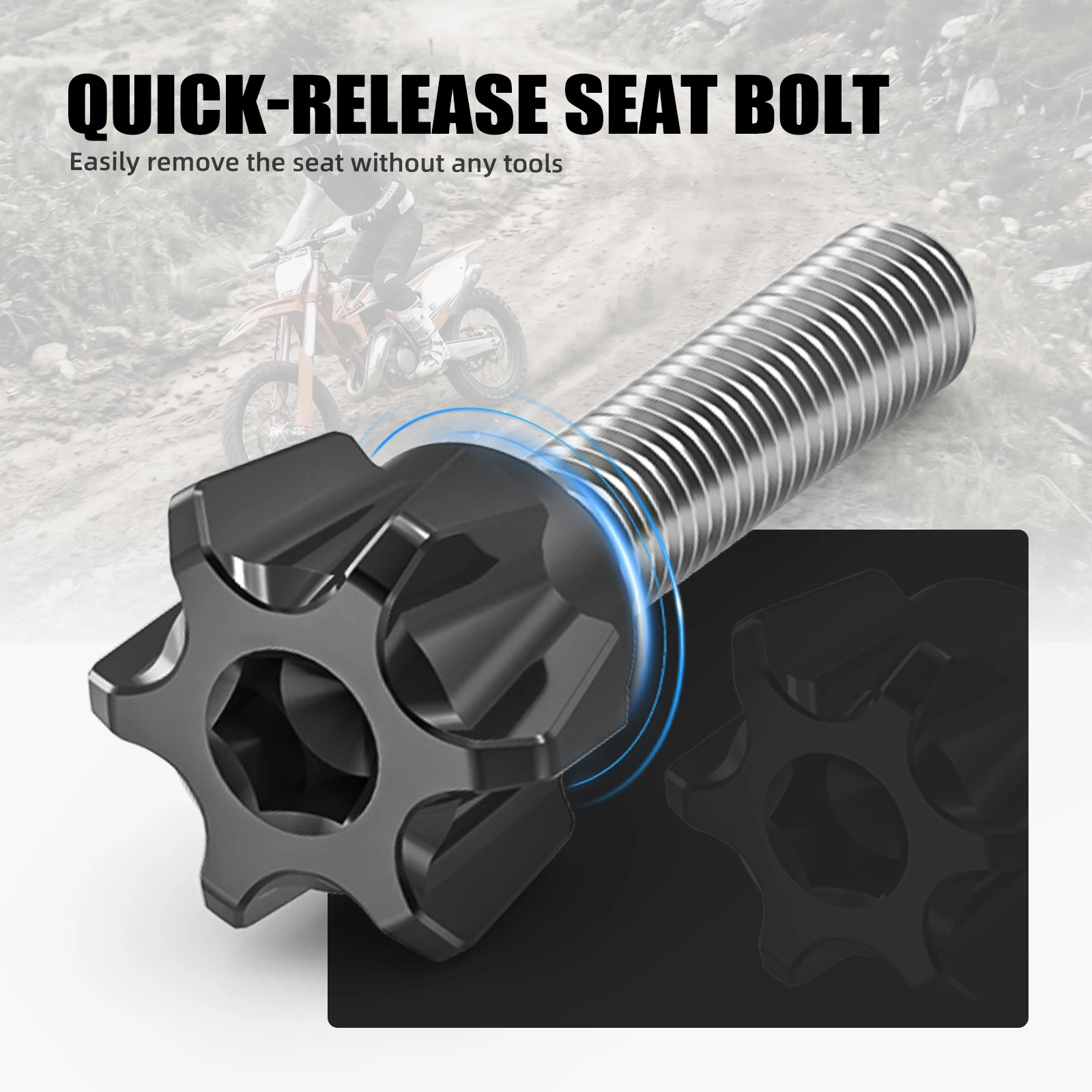 (EU-Lager) 2026 2025 Für KTM EXC 300 SX 125 XC 150 XC-W 250 XC-F 350 EXC-F 450 XCF-W XW-F 500 Sitzhalterung Sitzschrauben-Kit – Detail 7