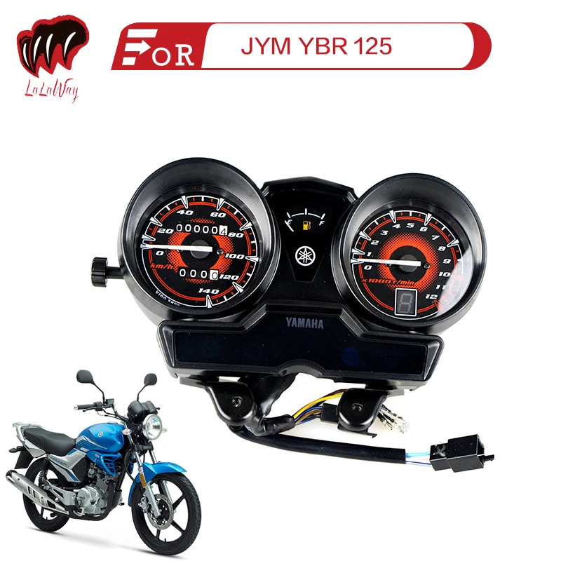 For YAMAHA JYM YBR 125 ,Motorcycle Odometer Speedometer Gauge Signal Dual Digital Display KM/H Instrument assembly