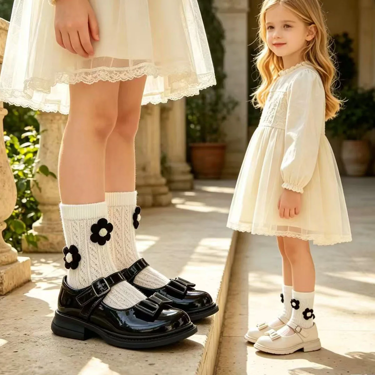 Girls Butterfly Bow Soft-Soled Performance PU Leather Shoes Kids Non-Slip Children Loafers Breathable School Shoes Babies Casual