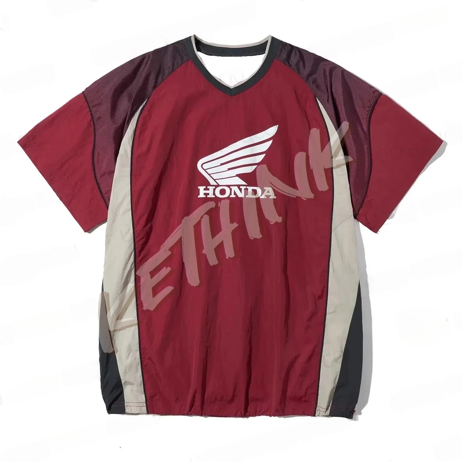 

Мужская летняя футболка Honda HRC Motorcycle Racing, дышащий спортивный топ с короткими рукавами для городских гонщиков и байкеров на открытом воздухе