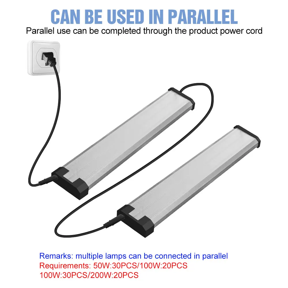 200W LED Grow Light Full Spectrum Quantum Board Hydroponics Plant Cultivation Lamp US/EU Plug For Indoor Greenhouse Tent Growbox