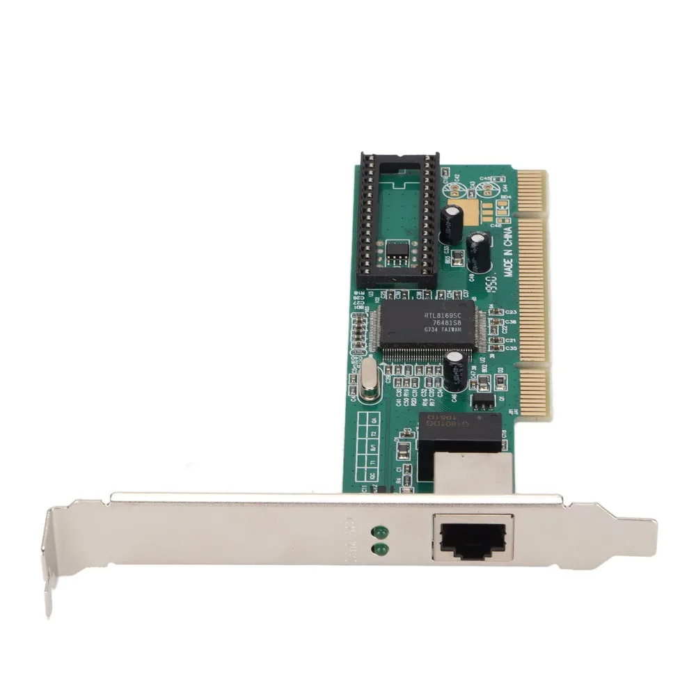 

RTL8169 Chip PCI Gigabit Network Card Stable Performance High-Speed Transfer PCI Ethernet Card Gigabit Ethernet Card