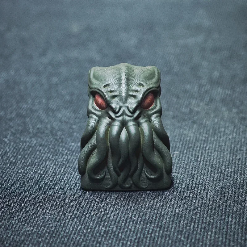 Original Design Cthulhu Keycap Personalized Customized Resin Mechanical Keyboard Keycap Cartoon Handmade Keycap Accessories Gift