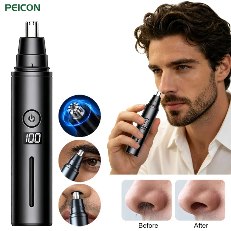 Nose Hair Trimmer Portable Trimmer for Nose Mini Nose and Ear Hair Trimmer Rechargeable Nose Trimmer Electric Trimmer for Man