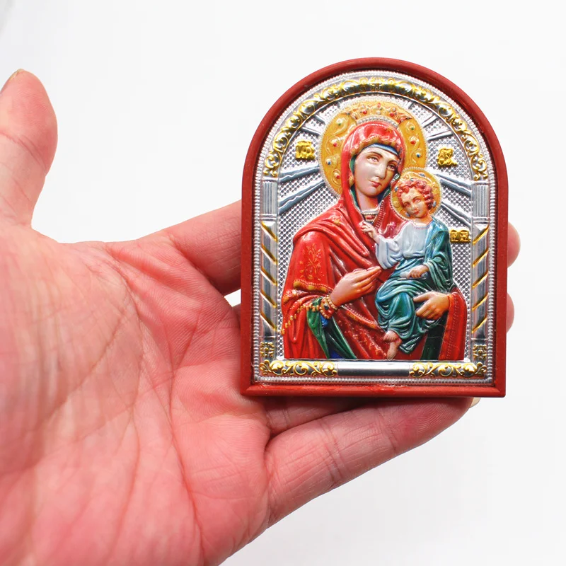 Orthodox Icons Church Utensils Catholic Crucifix Jesus Decor Home Decoration Holy Family Virgin Mary Religious Christmas Gift