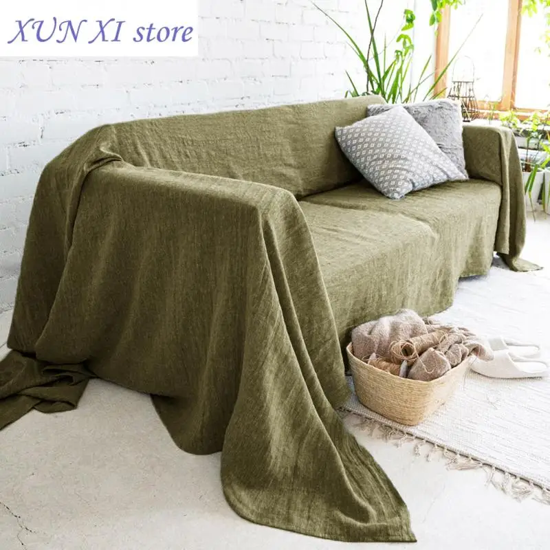 New Premium Quality Sofa Slipcover, Linen Sofa Cover ,Soft Couch Chair Cover for Living Room Bedroom Home Textile