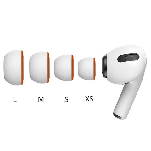 Airpods Pro 무선 블루투스 이어폰 용 메모리 폼 이어 패드 실리콘 이어 커버 캡 이어폰 이어 패드 이어팁 2 개/짝