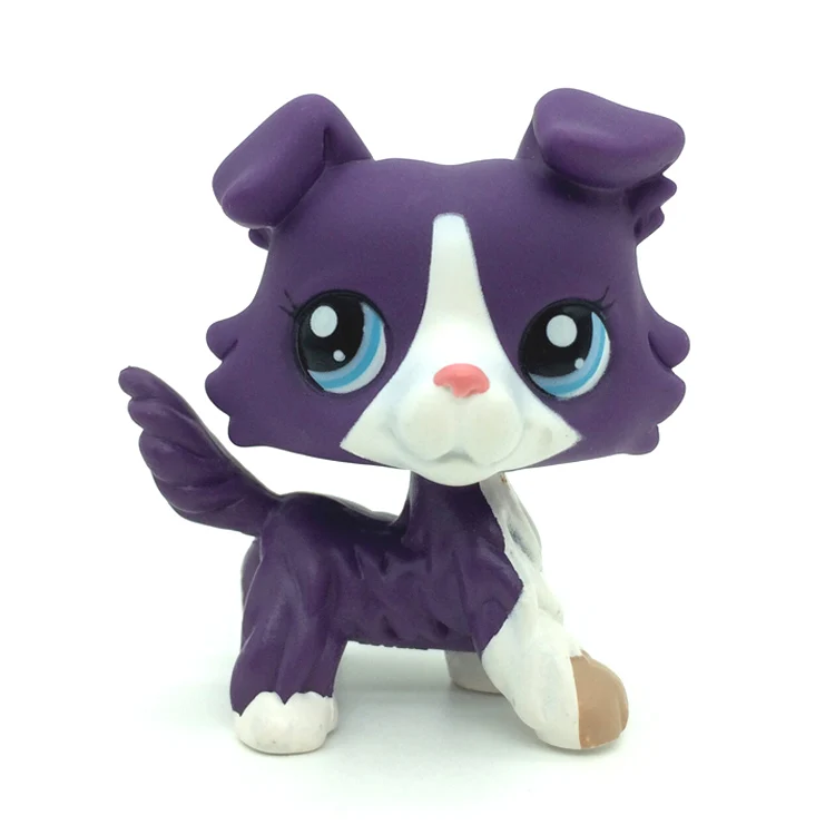 Lps Toy Cat Dog Shop presenta juguetes originales de tienda de mascotas, perros collie, regalos de cumpleaños para niñas, figuras de animales antiguos y originales.