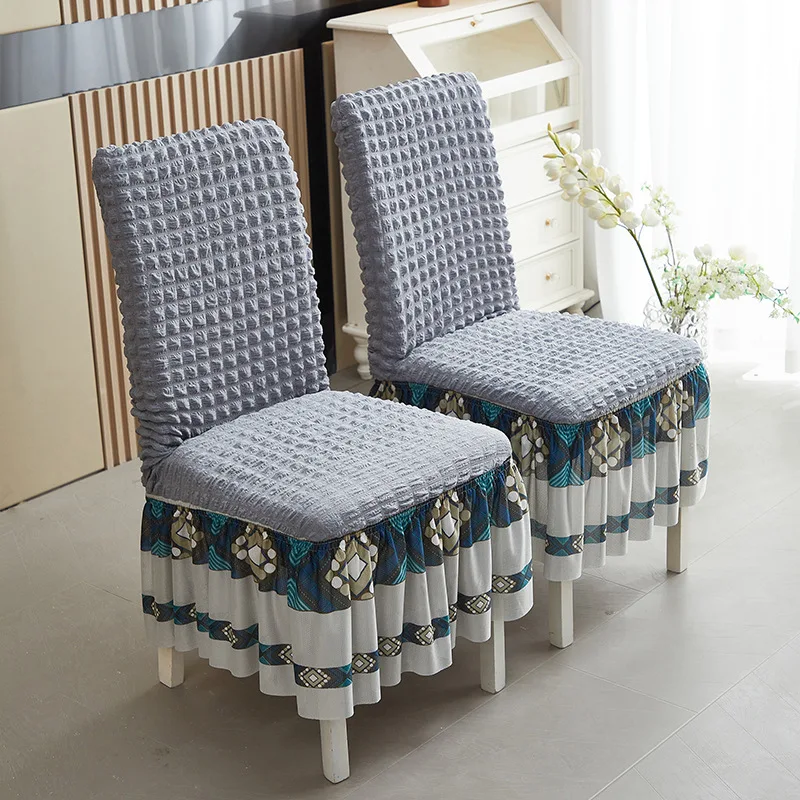Full Wrap Elastic Back Chair Cover Nordic Dining Chair Cover Elastic Chair Seat Case Slipcover for Living Room Wedding