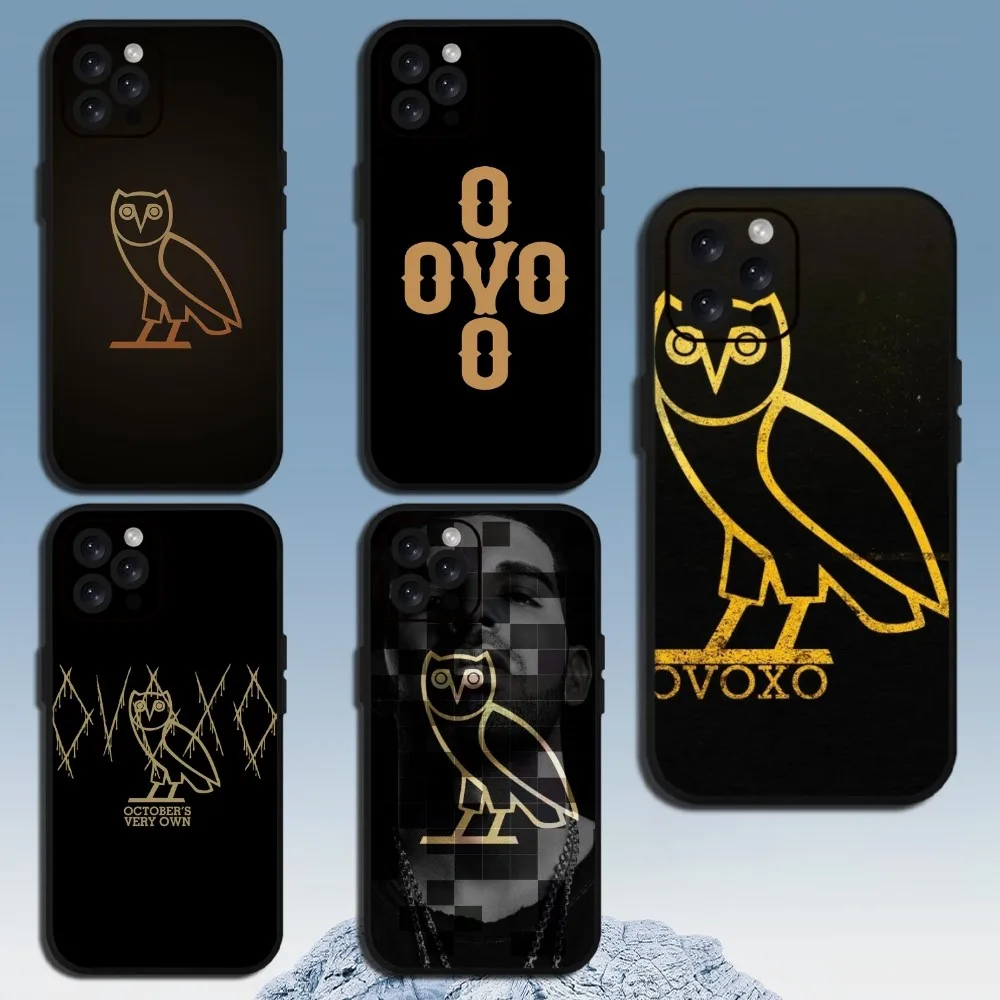 Drake OVO-O OWL  Phone Case For iPhone Mini 11 12 13 14 15 Pro XS Max X Plus SE XR Shell