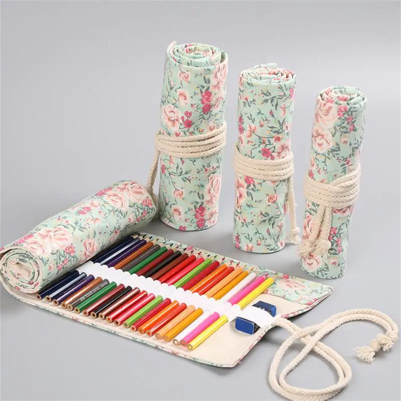Pen Curtain Fresh And Simple Bold Binding Rope Bundle Strong Not Easy To Loose Easy Access Storage Bag Stationery Storage Canvas