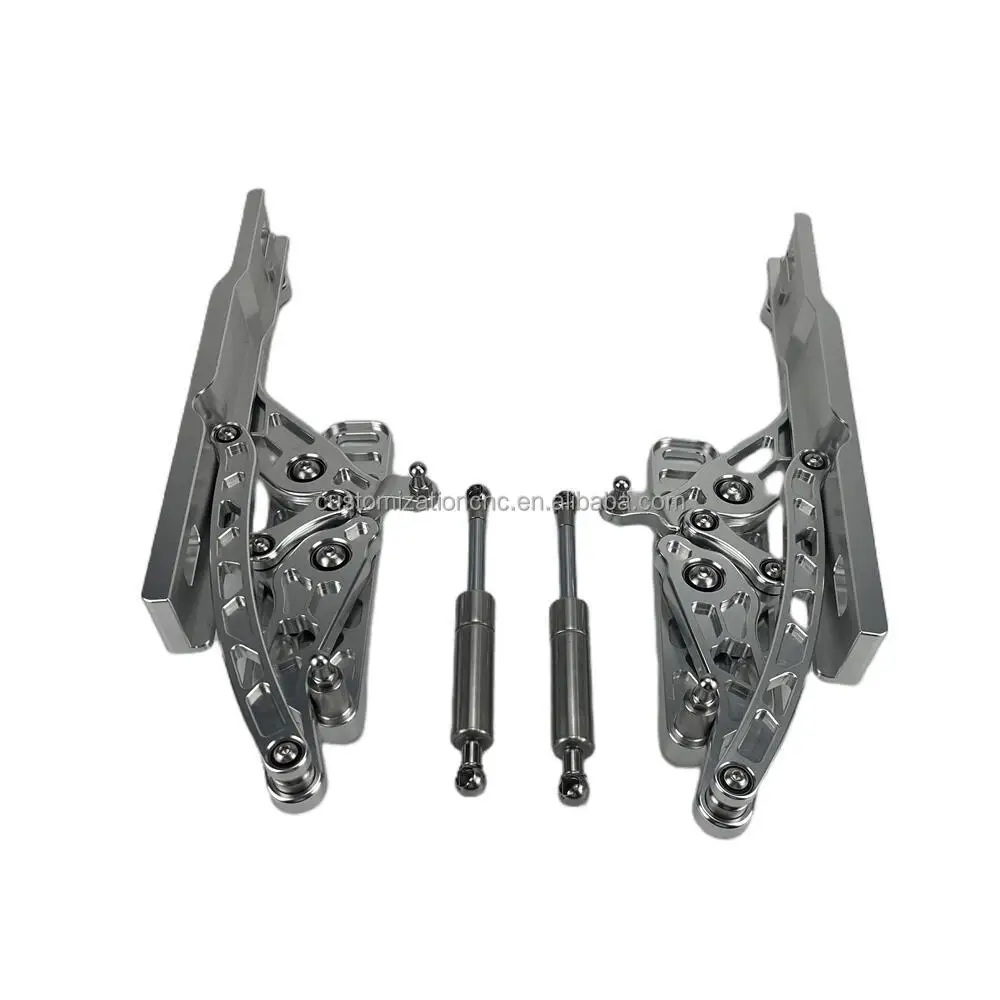 

Токарно-фрезерная обработка деталей с ЧПУ Производство деталей гоночного автомобиля с ЧПУ Производительность изготовленных на заказ петли капота заготовки