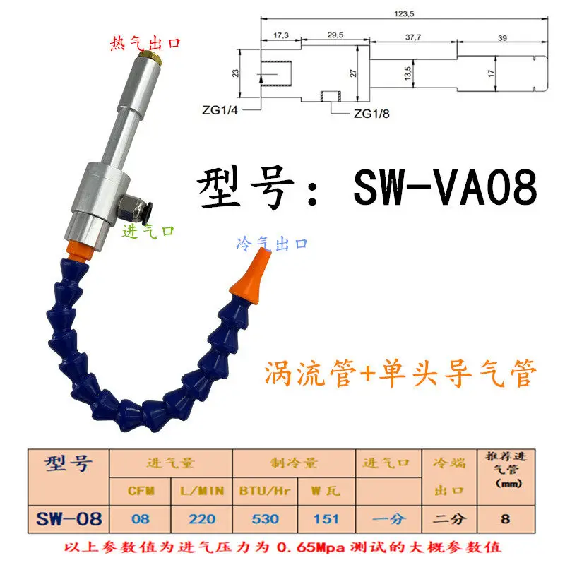 Micro Vortex Tube, Ultrasonic Cooling Chassis Cooler