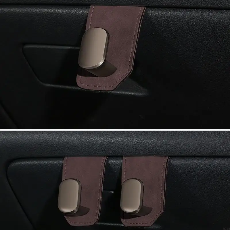 

Glove Compartment Box Hanger Storage Hook Secures Purses Beverages During Travel