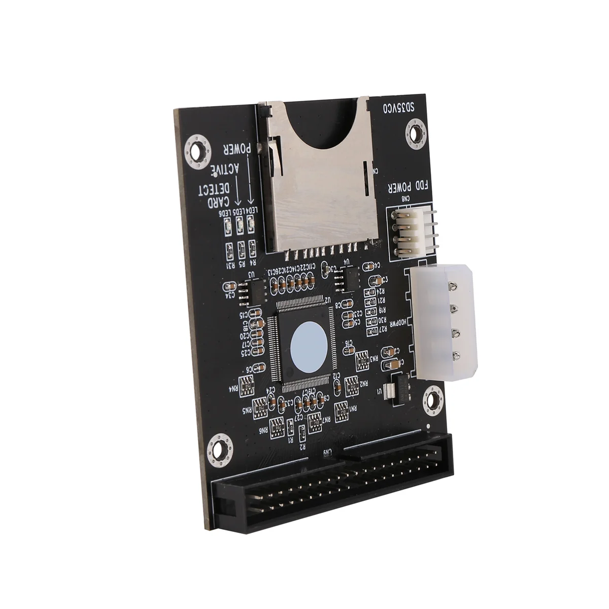 OUVU-SD إلى 3.5 بوصة IDE 40 دبوس محول بطاقة IDE SD بطاقة محول SSD جزءا لا يتجزأ من التخزين محول بطاقة IDE بطاقة التوسع