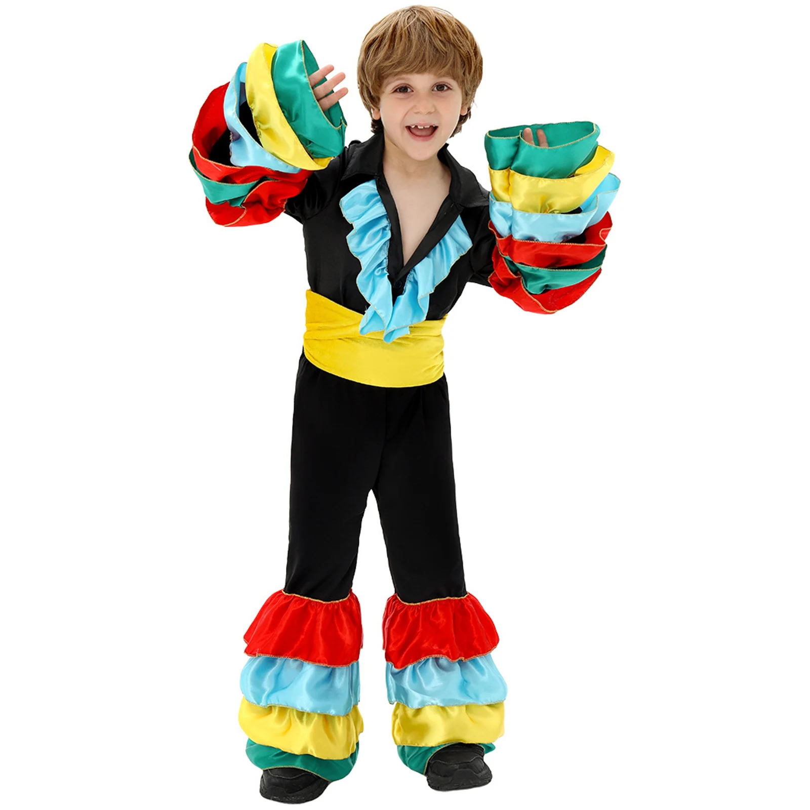 

Toddler Fall Outfits for Boys Girls Mexican Costume Traditional Dresses Carnival Festival Folklorico Dance Baby Boy Set Formal