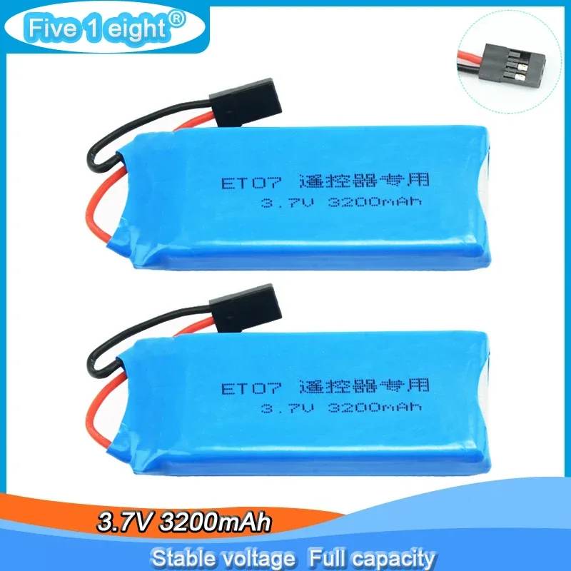 Batería LiPo para transmisor RC WFLY ET07/X4 T7/T6II 3,7V 3200mAh 8C - imagen 2