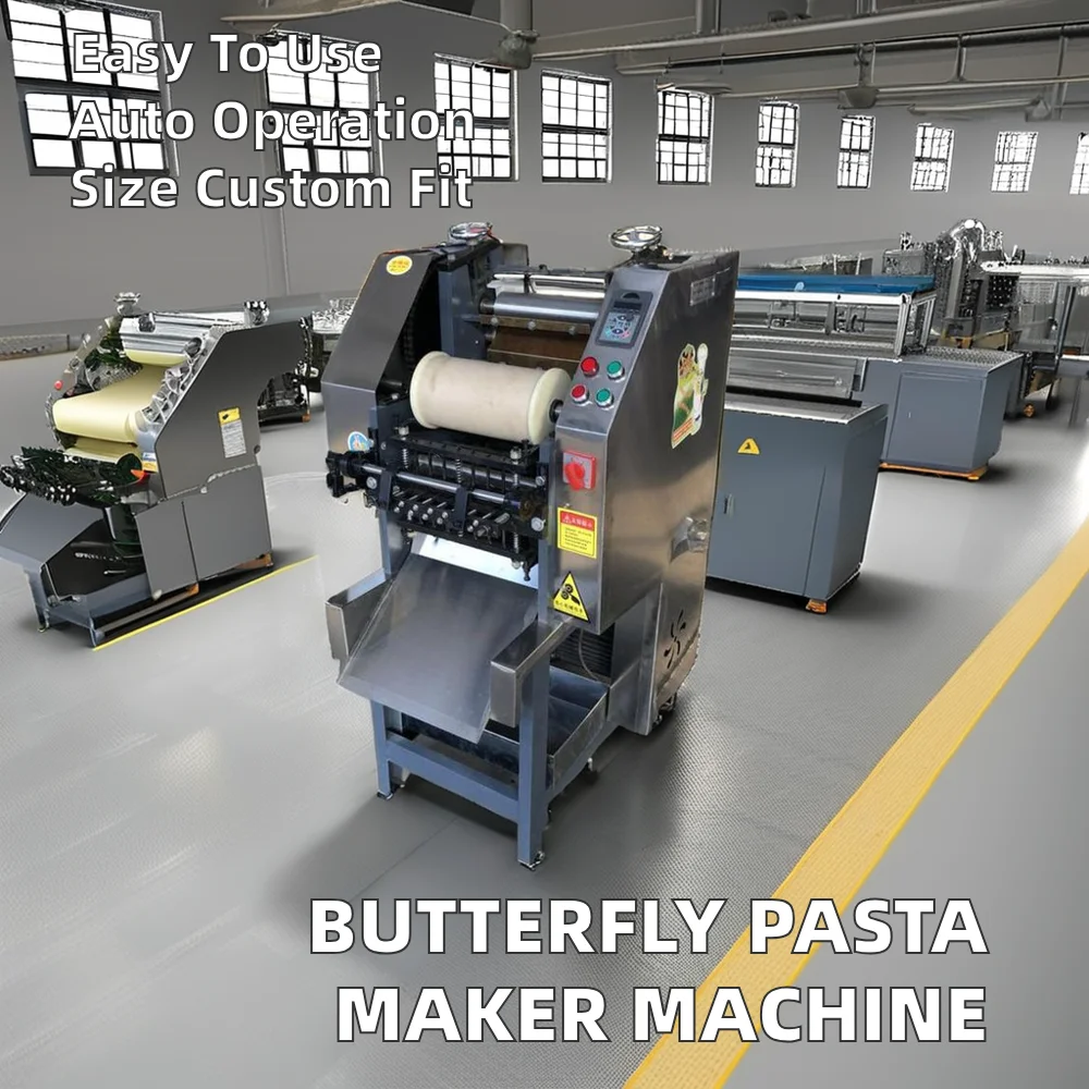 Electric Butterfly Shaped Spaghetti Noodle Farfalle Pasta Making Machine