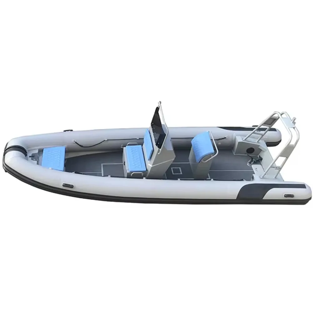 17 Capacity 22ft  RHIB 680 Orca Hypalon/PVC Aluminum Hull Inflatable Boat