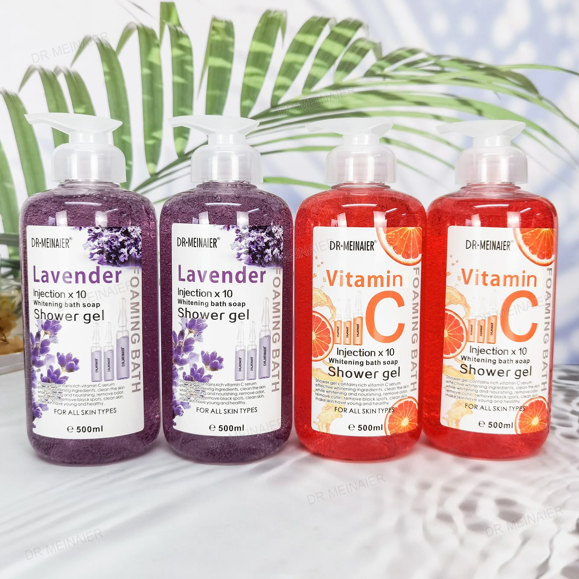 فيتامين C غسل الجسم رغوة حريرية منعش ترطيب البشرة عطر دائم اشراق لون البشرة إزالة البقع الداكنة العناية بالبشرة #3