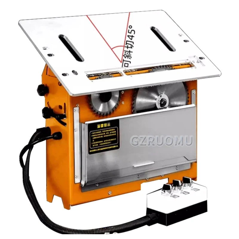 Woodworking Household Miniature Woodworking Table Saw Electric Multi-Function Precision Dust-Proof Decoration Cutting Machine