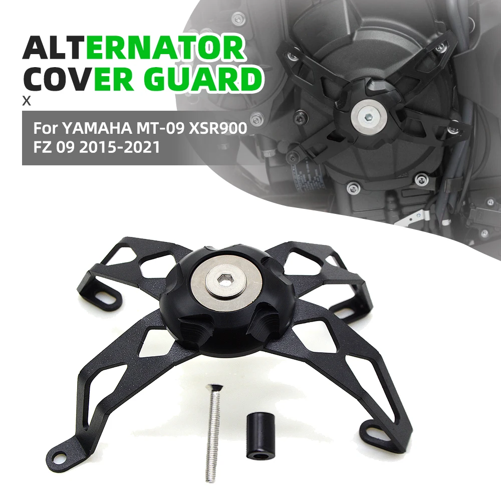 

Мотоцикл MT09 FZ09, крышка генератора, защита двигателя для YAMAHA MT-09 XSR900 FZ 09 2015 2016 2017 2018 2019 2020 2021