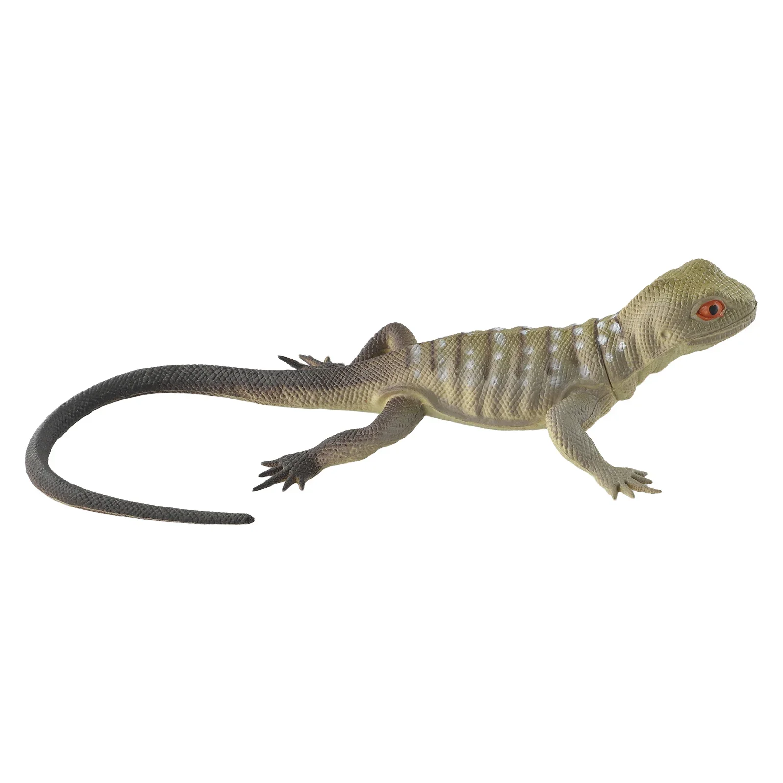 Soft Feel Lifelike Shape Rubber Lizards Rubber Vocal Animal Model Zoo Reptile Vivid Soft Rubber Lifelike Shape