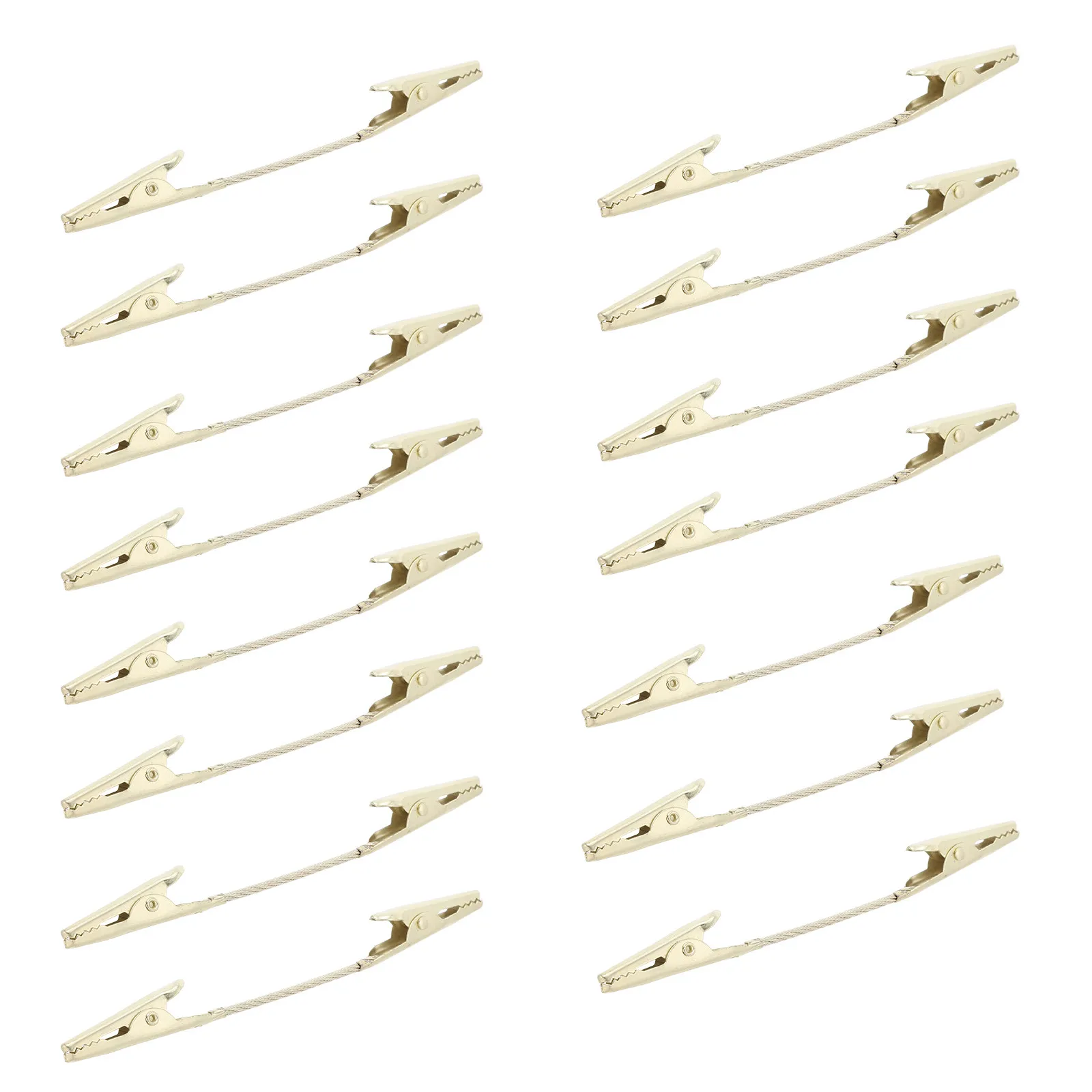 Double Sided Metal Alligator Clips 15 Pack Note Holders for Business Cards Photos Crafts and Office Use
