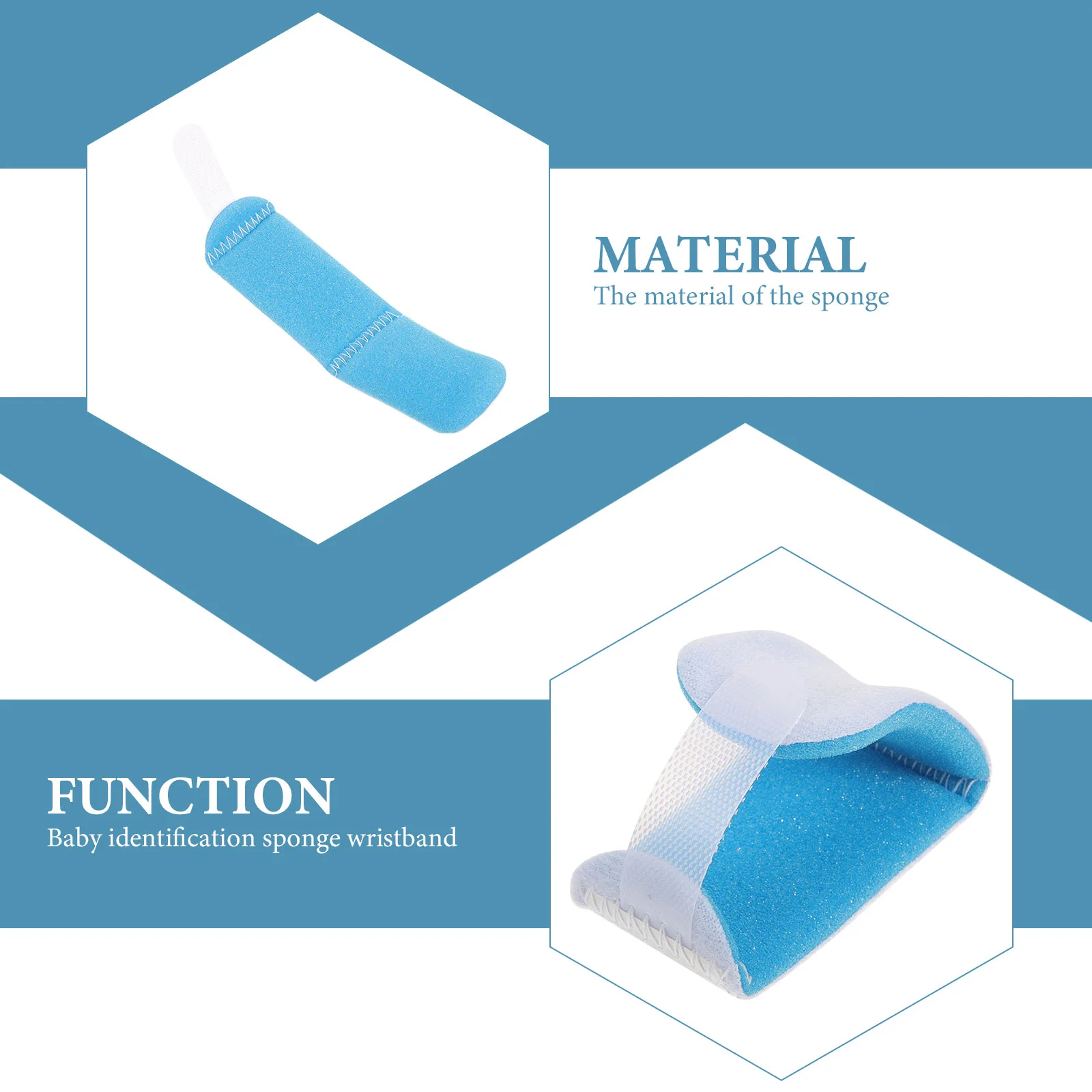 Identyfikacja uchwytu Opaski na nadgarstek z gąbką Szpitalne wygodne bransoletki dla noworodków i bliźniaków